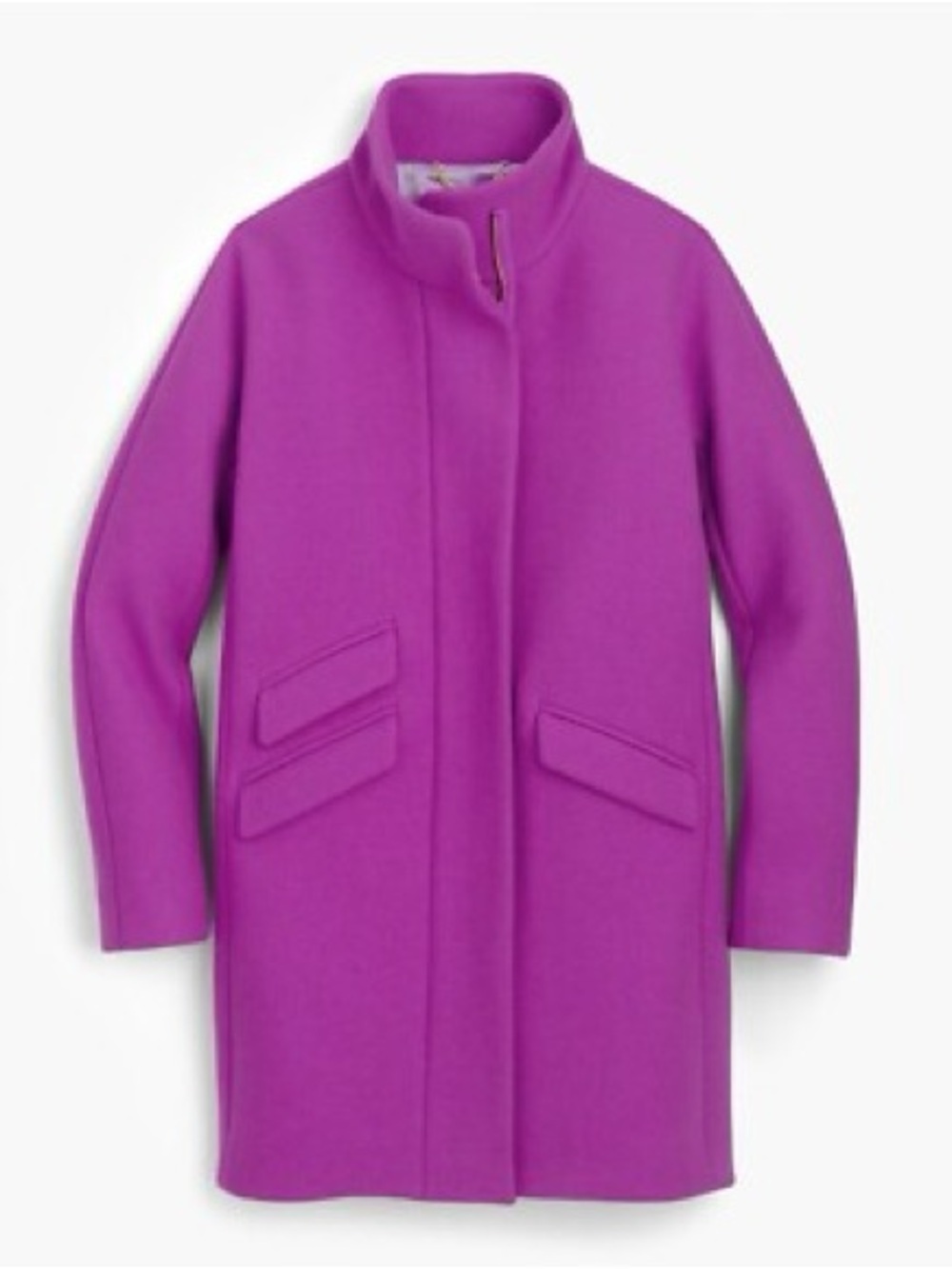 J. Crew Cocoon coat in Italian stadium-cloth wool blend. Size 2